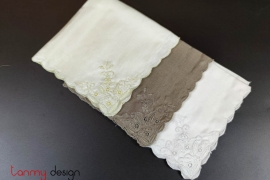  Set of 3 silk handkerchief-number 4